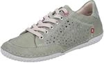 Sneaker RIEKER, Damen, Gr. 36, gr&uuml;n (schilfgr&uuml;n), Glattleder, unifarben,...