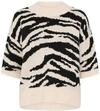 Strickpullover KAFFE "Strickpullover KAsandra", Damen, Gr. L, wei&szlig; (turtledove,
