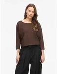 3/4 Arm-Pullover VILA "VIMALU BOATNECK 3/4 SLEEVE KNIT TOP-NOOS", Damen, Gr. S,...