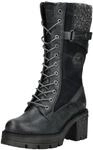 Schn&uuml;rstiefel MUSTANG SHOES "Mustang Shoes Stiefel Lederimitat/Textil", Damen,...