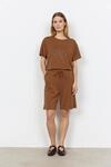 Kurzarmshirt SOYACONCEPT "SC-BANU 301", Damen, Gr. S, toffee, Jersey,...