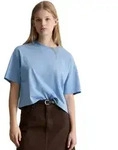 T-Shirt MARC O'POLO DENIM "aus Organic Cotton", Damen, Gr. XXS, flaxflower blau,