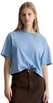 T-Shirt MARC O'POLO DENIM "aus Organic Cotton", Damen, Gr. XXS, medium blau...