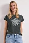 Print-Shirt STREET ONE, Damen, Gr. 38, deep bound gr&uuml;n, Web, 100% Baumwolle,