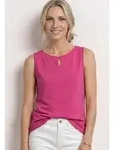 Tr&auml;gertop STREET ONE, Damen, Gr. 36, magenta dream, Web, 50% Baumwolle, 50%...