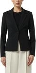 Jackenblazer COMMA, Damen, Gr. 34, schwarz, Web, Obermaterial: 50% Viskose, 42%