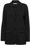 Blusenblazer FRANSA "Blazer FRLANO", Damen, Gr. L, schwarz, Obermaterial: 66%...