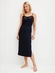 Nachthemd CALIDA "Elegant Dreams", Damen, Gr. L (48/50), N-Gr, schwarz lapis...