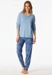 uncover by SCHIESSER Schlafanzug "Uncover Nightwear" 2 tlg. Baumwolle, Single