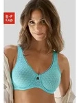 Minimizer-BH NUANCE BY LASCANA, Damen, Gr. 95, Cup F, blau (t&uuml;rkis),...