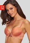 LASCANA Push-up-BH "Eleonora" mit feiner Schn&uuml;rung in Satin-Optik, sexy...
