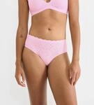 Hipster SLOGGI "ZERO Feel Bliss", Damen, Gr. S, floral pink, Spitze, Obermaterial: