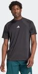 T-Shirt ADIDAS PERFORMANCE "TECH APP TEE", Herren, Gr. XL, schwarz, schwarz,