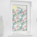 LICHTBLICK ORIGINAL Fensterfolie "Fensterfolie selbstklebend, Sichtschutz, Flamingo -