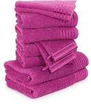M&ouml;ve Handtuch Set "New Classic" 10 Walkfrottier Waschhandschuhen, G&auml;ste-,...