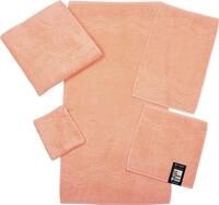 ROSS Waschhandschuh "Cashmere feeling" mit Wellen-Bord&uuml;re