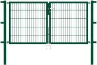 Alberts Zaundoppelt&uuml;r "Flexo" 200 cm Breite, in versch. H&ouml;hen