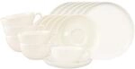 Seltmann Weiden Geschirr-Set "Tee-Set Savona Fine Diamond 18er Set creme"