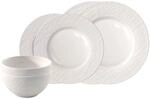 Geschirr-Set VILLEROY & BOCH "Basic-Set Manufacture Ice 6er Set wei&szlig;", wei&szlig;, 6,