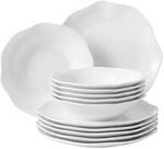 Villeroy & Boch Geschirr-Set "Tafelservice Pura 12er Set wei&szlig;" Sp&uuml;lmaschinenfest,