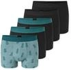 Boxershorts SCHIESSER "95/5 Multipacks", Herren, Gr. 4, schwarz (925, sonstiges),