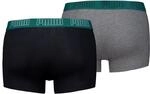 PUMA Trunk "PUMA MEN EVERYDAY TRUNKS 2P" Packung, 2er Pack, mit kontrastfarbigem