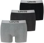 Levis Boxer "LEVIS MEN MEL WB BOXER BRIEF" 3er Pack, ohne Eingriff, tonaler Logobund,