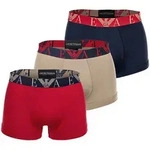 Boxershorts EMPORIO ARMANI "Boxershort BOLD MONOGRAM 3er Pack", Herren, Gr. M, bunt