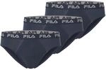 Slip FILA "MAN BRIEF", Herren, Gr. S, blau (navy), Jersey, Obermaterial: 95%