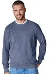 Strickpullover CASAMODA "CASAMODA Pullover uni", Herren, Gr. M, blau (741...