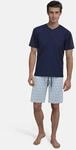 Shorty BUGATTI "Florenz", Herren, Gr. 48, blau (blau, mittel, multi), Single...