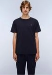 T-Shirt NAPAPIJRI "SALIS SS SUM SHARK SKIN HCB", Herren, Gr. L, blau (blu marine),