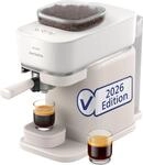 PHILIPS BARISTINA Espressomaschine "BAR305/00 mit Mahlwerk f&uuml;r ganze Bohnen", wei&szlig;