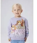 Sweatshirt NAME IT "NMFJARA PAW NREG SWEAT BRU NOOS CPLG", M&auml;dchen, Gr. 92,...