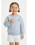 Sweatshirt KIDS ONLY "KMGSWEAT L/S CREW EMB LOOSE SWT NOOS", M&auml;dchen, Gr. 92,...