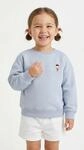 Sweatshirt KIDS ONLY "KMGSWEAT L/S CREW EMB LOOSE SWT NOOS", M&auml;dchen, Gr. 92,...