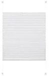 Plissee GARDINIA "EASYFIX PIA" Gr. 1, wei&szlig;, B:40cm H:130cm, Obermaterial: 100%