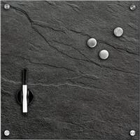 Zeller Present Magnettafel "Schiefer" Glas