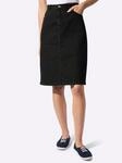 Jeansrock CASUAL LOOKS, Damen, Gr. 36, schwarz, denim, 99% Baumwolle, 1%...