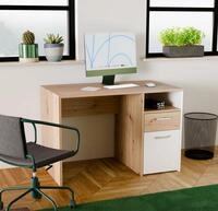 FORTE Schreibtisch "Culgoa" Schreibtisch, Stauraum, Schubkasten, T&uuml;re, offenes Fach,