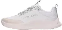Slip-On Sneaker CALVIN KLEIN "LIGHT EVA RUNNER NYL-SUE", Damen, Gr. 41, wei&szlig;,