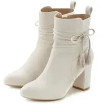 Stiefelette LASCANA, Damen, Gr. 37, beige, Obermaterial: 100% Textilmaterial.