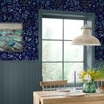 Joules Vliestapete "Holcombe Floral" gebl&uuml;mt glatt Design Tapeten
