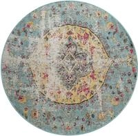 Paco Home Teppich "Artigo 401" rund 4 mm H&ouml;he Kurzflor, Orient-Optik, Vintage