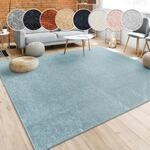Paco Home Teppich "Porto 890" rechteckig 13 mm H&ouml;he Kurzflor, Uni-Farben, ideal im