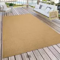 Paco Home Teppich "Timber 125" rechteckig 4 mm H&ouml;he Flachgewebe, Sisal Optik, auch
