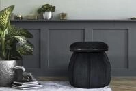 Kayoom Sitzhocker "Hocker Corin,extravagante Form,stilvolle Farben,elegant gesteppter