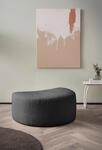 Hocker "Isalie, in modernen Farben und verschiedenen Stoffen", grau...