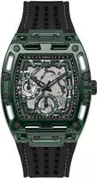Multifunktionsuhr GUESS "PHOENIX", schwarz, Armbanduhren, Herren, Armbanduhr,