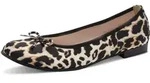 Ballerina TAMARIS, Damen, Gr. 37, leodruck, Textil, Schuhe Ballerina, Schlupfschuh,